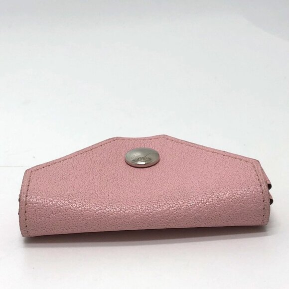 HERMES Revan Cattle Coin Compartment coin purse Chevre pink/SilverHardware - Picture 4 of 11